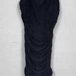 Princess Polly Black Glitter Bodycon Mini Dress Womens 10 Ruched Baddie Party Photo 1
