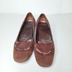 Salvatore Ferragamo  brown suede shoes size 9.5 Photo 2
