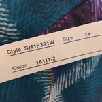 Melissa Paige  Plaid Pencil Skirt in Green Multicolor, Size 1X, New with Tag Photo 4