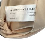 Modern Citizen Kiki Ruched Side-Slit Midi Skirt Oatmeal Cream Size Small Photo 10