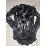 Leg Avenue New Shimmer Iridescent Skull Garter Body Suit/Costume Small 86679 Photo 1