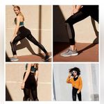 Fp movement high rise self hem mesh sculpt legging size medium Black Photo 1