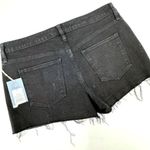Universal Threads NWT Universal Thread Hi Rise Shortie Black Denim Cut Off Shorts Size 12 Photo 3