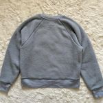 Everlane Sweatshirt ReNew Fleece Raglan Long Sleeve Crewneck Smoke Light Blue M Photo 5