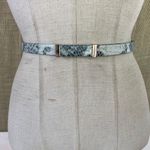 The Limited , ‘ Cinch Style ‘, Snake Print Skinny Dress Belt Size Medium-Large Photo 0