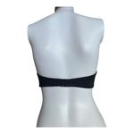 Victoria's Secret Victoria’s Secret medium The Zip Surf Bandeau bikini Top pink black Colorblock Photo 8