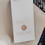 Shade & Shore  Blue and Black Snakeskin Print Bikini Top NWT Size XL Photo 4