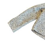 Madewell Button-Front Jacket Tweed Black White Textured Blazer Size 6 Women's Photo 10