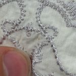 Johnny Was  biya embroidered white cotton Y2K 2000s button up jacket blazer small Photo 11