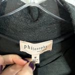 Philosophy  Textured Open Front Cardigan Duster Womens Size Medium Gray Photo 1