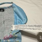 ZARA Women’s  Blue Floral Corset Look Bodysuit Sz S Small NWOT Photo 9