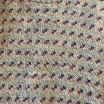 Pandora VTG  Wool Blend Sweater Suede Elbow Patch Sz. L Winter Cozy Colorful Photo 5