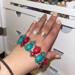 New Western Rock Stretch bracelet Red Photo 3