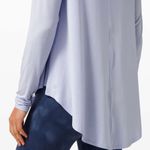 Lululemon Up for Down Time Long Sleeve Serene Blue size 12 Photo 1