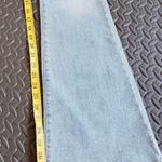 Just USA Light Blue Distressed Flared Leg High Rise Jeans Size 3 Junior. Photo 7