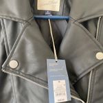 Universal Threads NEW UNIVERSAL THREAD Faux Leather Motorcycle Jacket Size Medium Black Vegan Photo 2