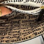 Juicy Couture Black Patent Embellished Flap Crossbody Shoulder Bag Gold Hardware Photo 6