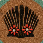 Betsey Johnson Pink and Pearl Earring by Photo 0