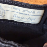 Diesel Skinzee High Waist Super Slim Skinny Stretch Jeans Black W27 L32 Photo 6