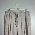 Old Navy  Linen Blend Drawstring Crop Pants Womens‎ LP Petite Casua Photo 4