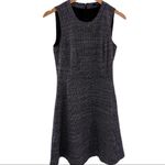 Madewell dovetail dress black white running stitch size 4 Photo 31