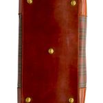 Ralph Lauren Tartan Plaid Brown Green Doctors Bag Boston Weekend Travel Suitcase Photo 5