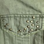 Free People  Embellished Ruffle Utility Jacket D27 Photo 3