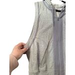 Adidas by Stella McCartney Sleeveless Zip Hoodie Heather Grey Athleisure Size S Gray Photo 2