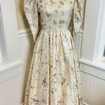 Vintage Custom 70s Victorian Revival Wedding or Ball Gown Cottagecore Royalcore Size M Photo 1