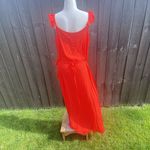 Madewell Ruffle Faux Wrap Maxi Dress 10Red Tassel Flirty Retro 70s Boho Romantic Photo 7