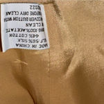 Talbots Beautiful Silk &Cotton Blend Formal Brown Blazer, black tie, size 10 Photo 5