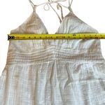 American Eagle  Babydoll Mini Dress Strappy Open Back Womens Size Large White Photo 12