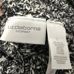 Liz Claiborne  Women’s Large Monochrome Y2K Cowl Neck Sweater Photo 2