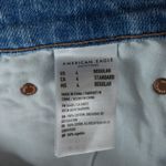 American Eagle Jeans Women 4R Blue Highest Rise 90s Flare Distressed Denim Retro Photo 6