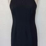 Vintage 90’s Black Embellished Sleeveless Dress Size 6 Photo 0