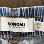 Sonoma Women's  Denim Patch Pocket Bermuda Shorts- Size 10 Photo 5