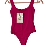Naked Wardrobe Sculpted Seamless Tank Thong Bodysuit Raspberry Pink Size XS NEW Photo 4