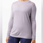 Lululemon  Back To Balance Long Sleeve Sweater Open Back Iced Iris Size 8,10? Photo 0