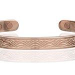 High Quality Solid Copper Magnetic Bracelet Vintage Classic Design Cuff Bangle Photo 0