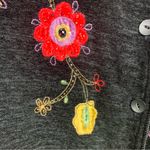 White Stag Vintage  Embroidered Black Women's‎ Blazer Jacket Photo 2