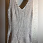 Cable & Gauge Maxi Sweater dress Ivory Oatmeal LG Photo 2