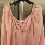 ASTR 💕 THE LABEL💕 Long Sleeve Twist Bust Dress ~ Soft Pink XL NWT Photo 7