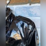 VIVIENNE HU VHNY VINYL TRENCH COAT IN BLACK SIZE 8 Photo 7