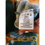 Tacera Womens Dress Size Small Faux Wrap Floral Green and Gold V Neck  Photo 7