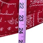 Koch Red Paisley Blouse Size XS Photo 6