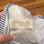 Hayden  Los Angeles one piece stripe blue‎ and white swim MED NWT bathing suit Photo 3