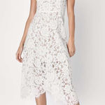 Lulus | One Wish White Lace Midi Dress, Size M Size M Photo 0