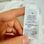 J.Crew  White Eyelet Blouse Womens M Short Sleeve Babydoll Tee Shirt Romantic Photo 4