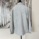 Francesca's Moriah Tweed Light‎ Blue Shacket NWT Photo 9