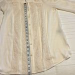 LC Lauren Conrad Lauren Conrad Sheer Blouse with Lace Decoration Photo 8